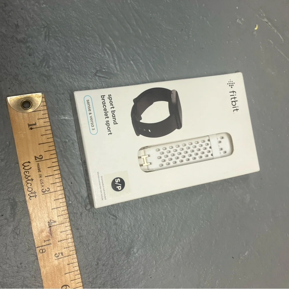 Fitbit Black and White Sport Band